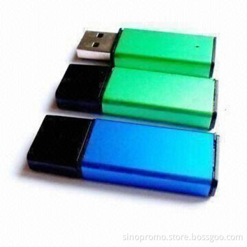 Mini Solid Metal USB Drives with Flash Memory Storage Media and Up to 16GB Capacity